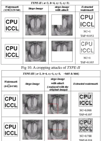 Fig 10. A cropping attacks of TYPE-II