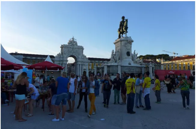 圖 1    Praça do Comércio 廣場 