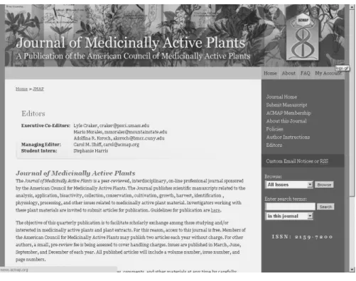 Figure 8  A born-digital journal publishing    (available at http://scholarworks.umass.edu/jmap/) 