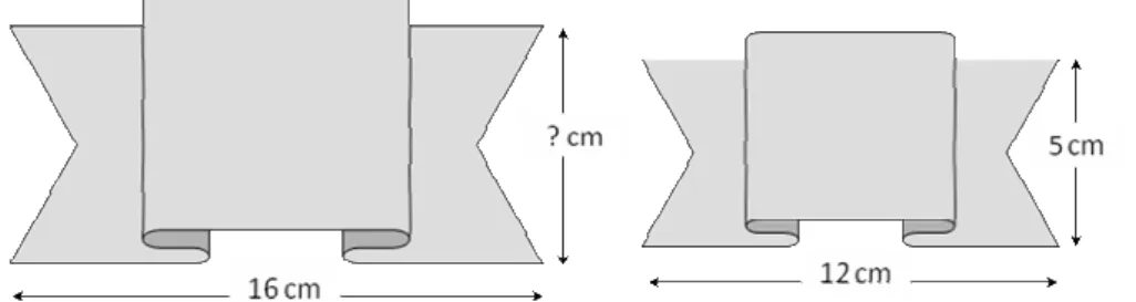 Figure 14.    A problem to assess students’ understanding of proportion  Majority  of  the  pre-service  teachers  constructed  the  proportion 