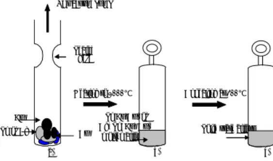 Fig. 4.2 Schematic diagram of the  preparation of Sn-Cu-Au or Ag-Sn-Cu-Au alloys. 