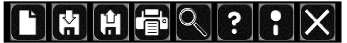 Figure 3: comments in the editing interface  1.  file opening,    2.  file management,    3