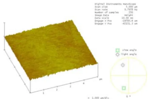 Figure 5 shows the depth and loading of indentation experiment  and Figure 6 shows the surface topography after indentation