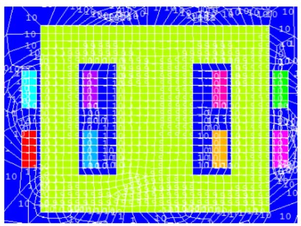 Figure 2.   The model of reactor after finite element mesh.  