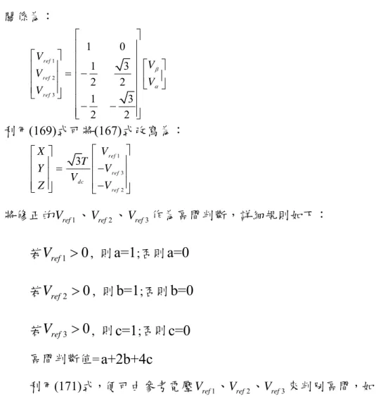 圖 19  V ref 1 、 V ref 2 、 V ref 3 與區間判斷示意圖。 