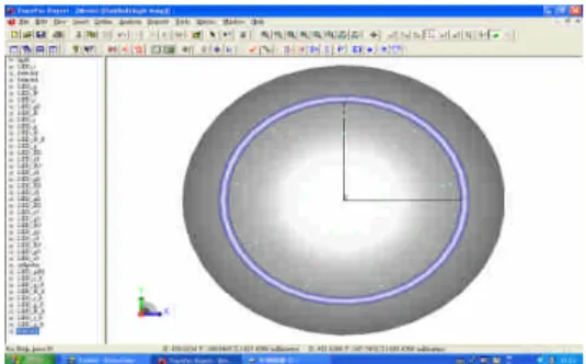 圖 5.3: 智慧型照明燈具模型 執行日光燈、R-LED 及 G-LED 之光線追跡，其結 果如圖 5.4 所示，為模擬出色溫約 2000K 暖色系的 光源。 圖 5.4：模擬暖色系的光源 執行日光燈、B-LED 及 G-LED 之光線追跡，其結 果如圖 5.5 所示，為模擬出色溫約 10000K 暖色系 的光源。 圖 5.5：模擬冷色系的光源 5.3 成果自評及與其他子計畫之交流 在本年度的研究成果與進度中，我們量測出 太陽光的光譜及色溫，並利用 TracePro 來進行智 慧型人造光源的設計，由 Tra