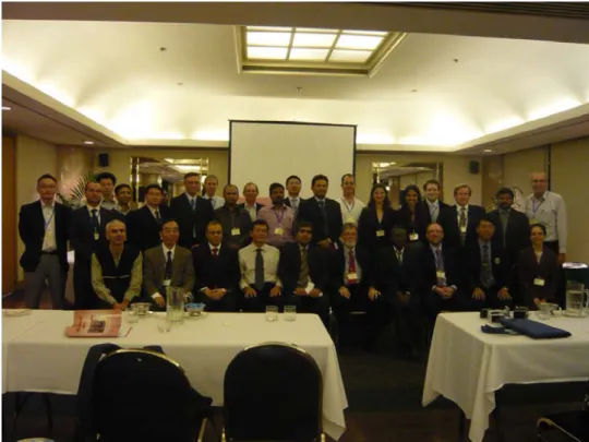 Fig 3. Author (second left of the front row) and some participants after  closing section 