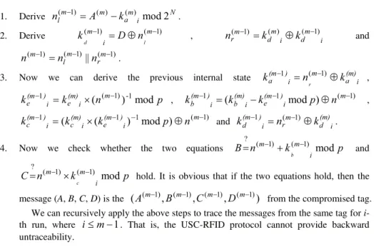 Fig. 1. The UCS-RFID protocol.