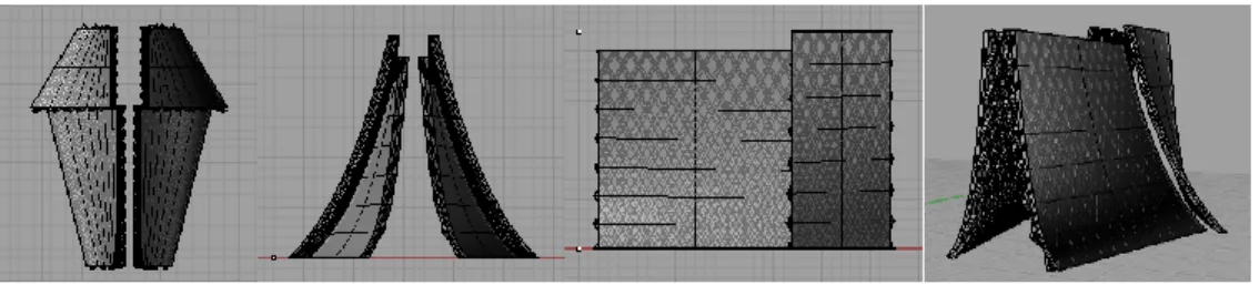 Fig. 2: A generative process that models the Luce Memorial Chapel in Taiwan. 