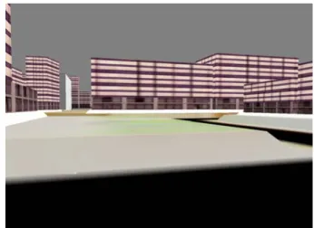 Figure 1. The 3D virtual environment constructed in this study. 