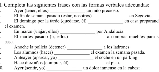 表 時 間 及 敘 述 一 連 串 事 件 的 用 語 (primero, luego, después, más tarde, por último, al final)