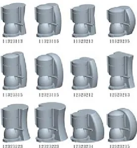 Fig. 1. The interface of decode program and the 3D models.