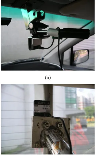 Fig. 14The USB CCD mounted behind the  right front windshield 