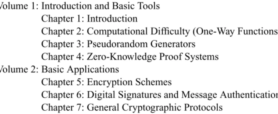Figure 0.1: Organization of this work.
