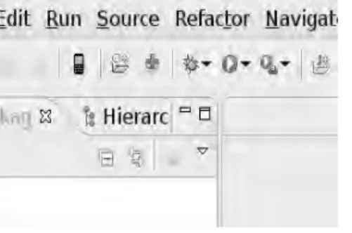 Figure 2-1. Android toolbar within Eclipse 