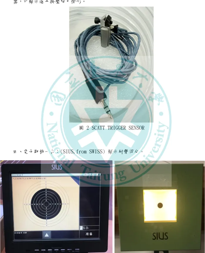 圖 2 SCATT TRIGGER SENSOR 