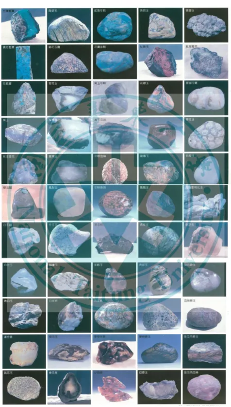 圖 2  海岸山脈賞玩玉石種類  資料來源： （林慈德，1997） 