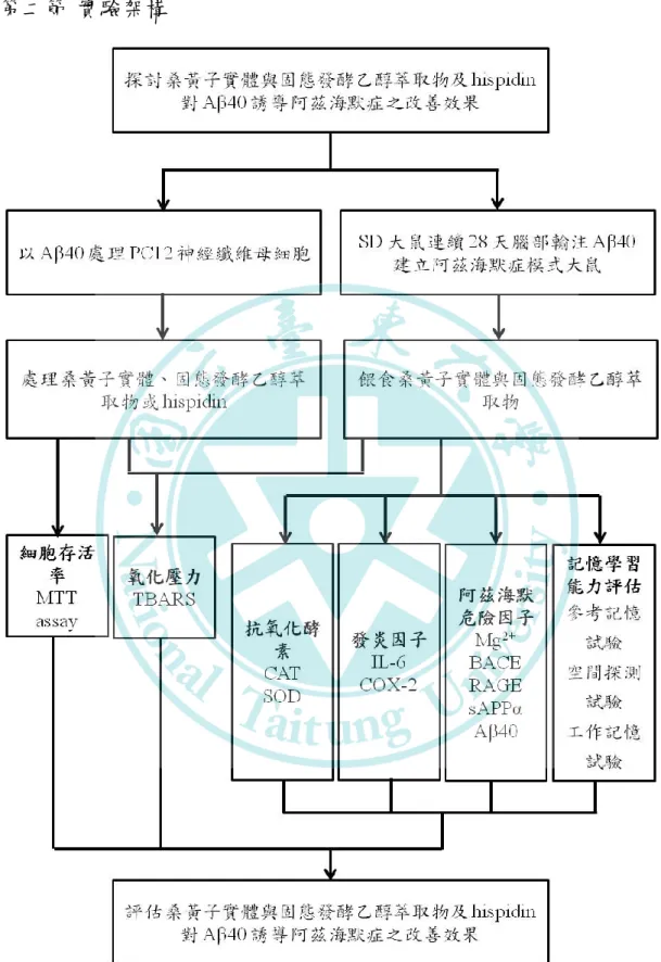 圖  2-1、本論文之研究大綱  Fig. 2-1 The outline of the study 