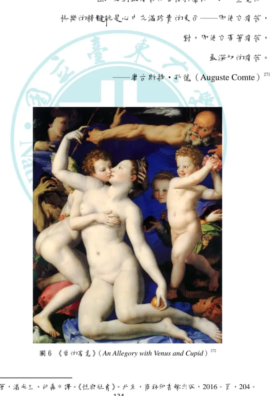 圖 6 《愛的寓意》 （An Allegory with Venus and Cupid） 272