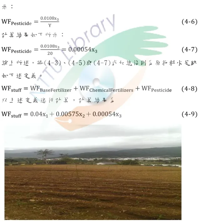 圖 4.1 現場耕種情形 