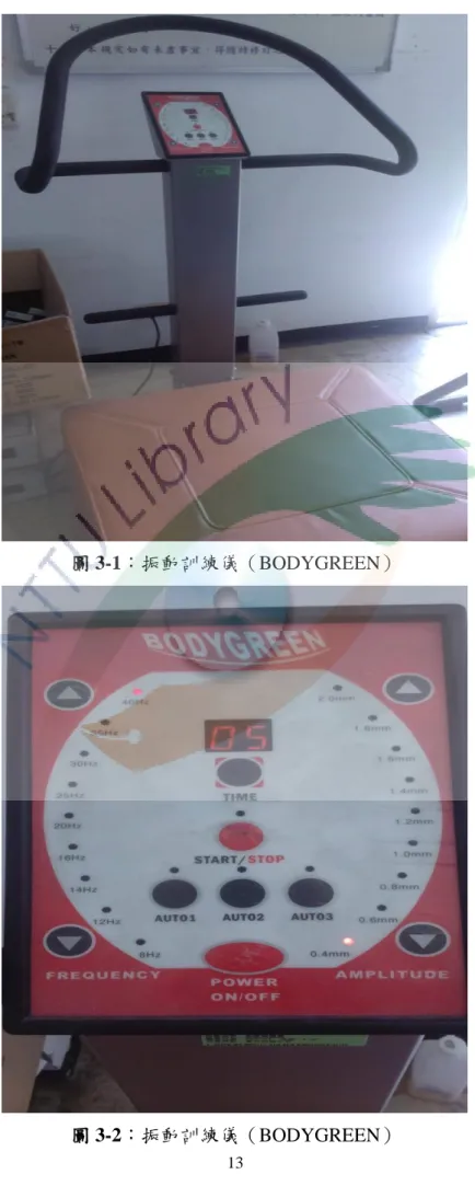 圖 3-1：振動訓練儀（BODYGREEN） 
