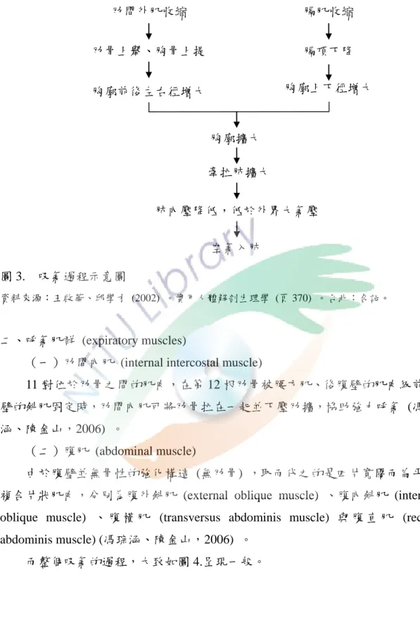 圖 3.  吸氣過程示意圖 