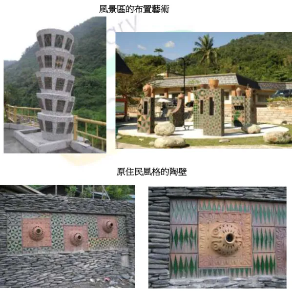 圖 4-2-34    九鳥陶燒和公共建築結合的作品(之一) 