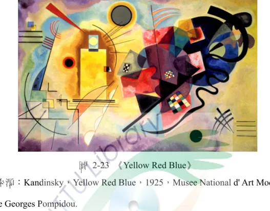 圖 2-23 《Yellow Red Blue》 