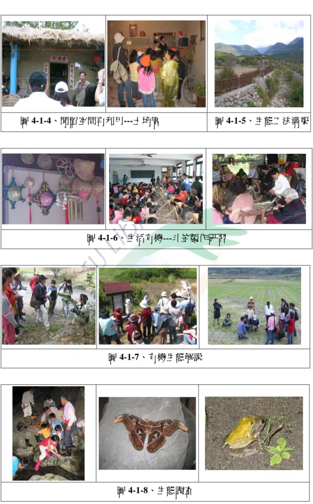 圖 4-1-4、閒置空間再利用---土埆厝  圖 4-1-5、生態工法溝渠
