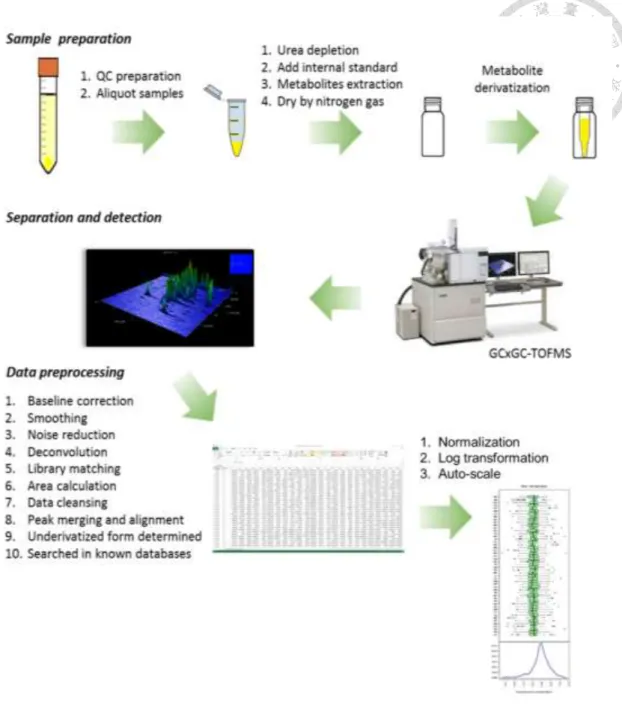 Figure 3. Flowchart of urine metabolomics analysis
