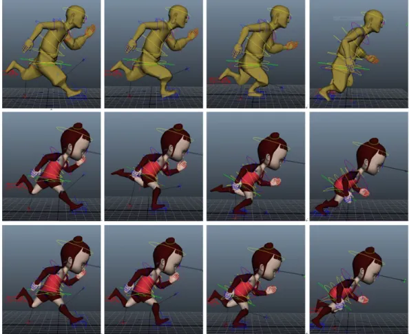 Figure 4.2: The comparison of adding temporal smoothness in motion transfer.