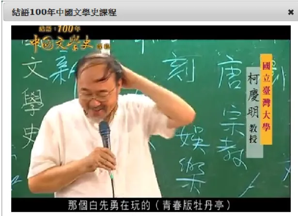 圖 4-7  影片播放視窗 