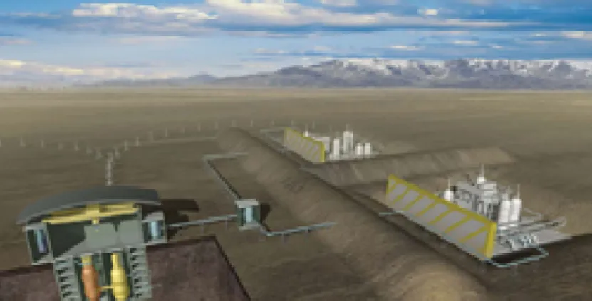 圖 2.4 NGNP 核裝置設計 (Department of Energy, U.S.) 