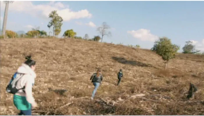 Figure 9: The trembling  camera in the chasing  scene (Source: Poor Folk)   