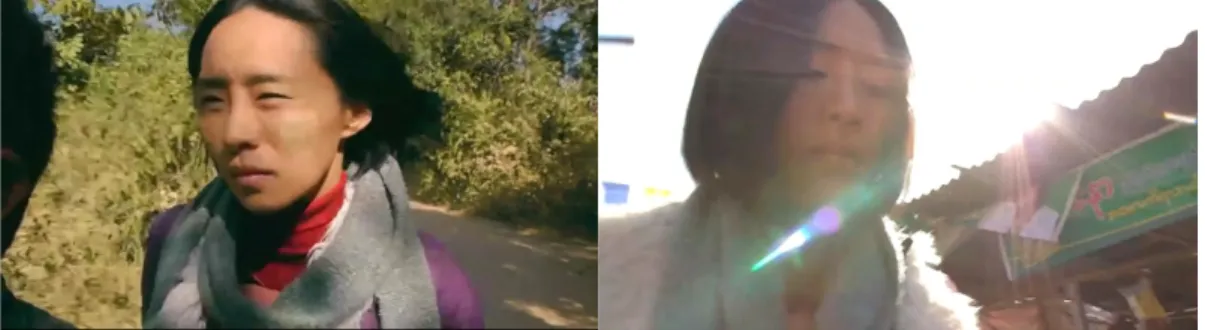 Figure 12: Sun-mei on the scooter  when she first meets the male  protagonist (Source: Ice Poison) 