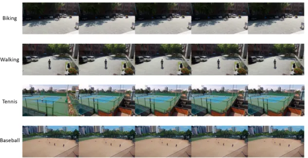 Figure 4.4: Examples recorded by Bebop2.