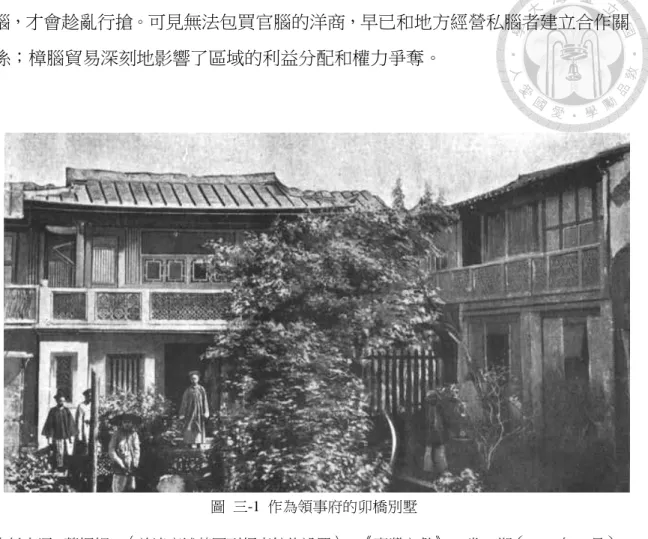 圖  三-1  作為領事府的卯橋別墅 