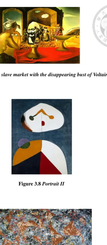 Figure 3.7 The slave market with the disappearing bust of Voltaire   