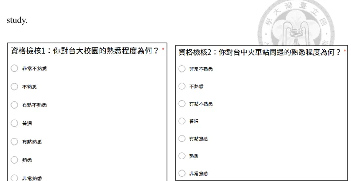 Figure 3 Screening test for participants recruitment 
