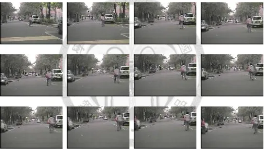 Fig. 1.2  Camera moves up and down while crossing the slowdown roadblocks. 