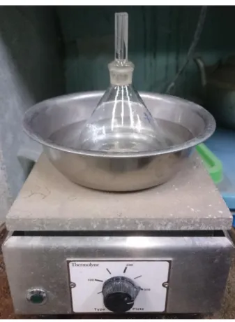 Figure 3.3 Equipment of the specific gravity test  3.2.2  Sieve Analysis Test 