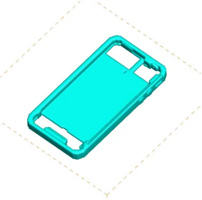 Fig 6.7: iPhone4 316L 不鏽鋼邊框之模型。