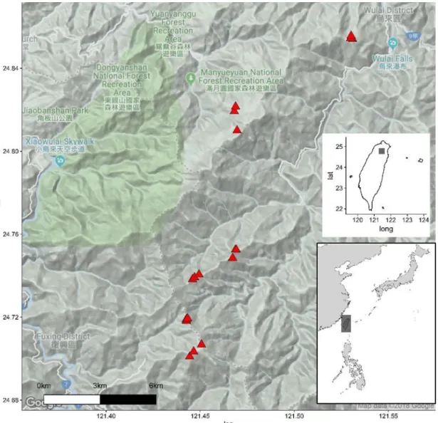 Figure 1: Map of the study area. 