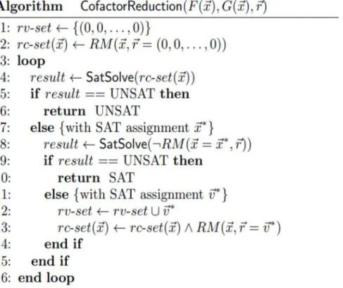 Fig. 11.    Cofactor reduction algorithm in [20]. 
