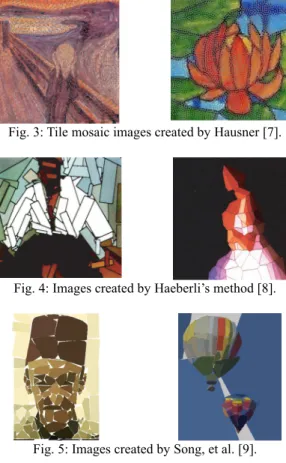 Fig. 4: Images created by Haeberli’s method [8]. 