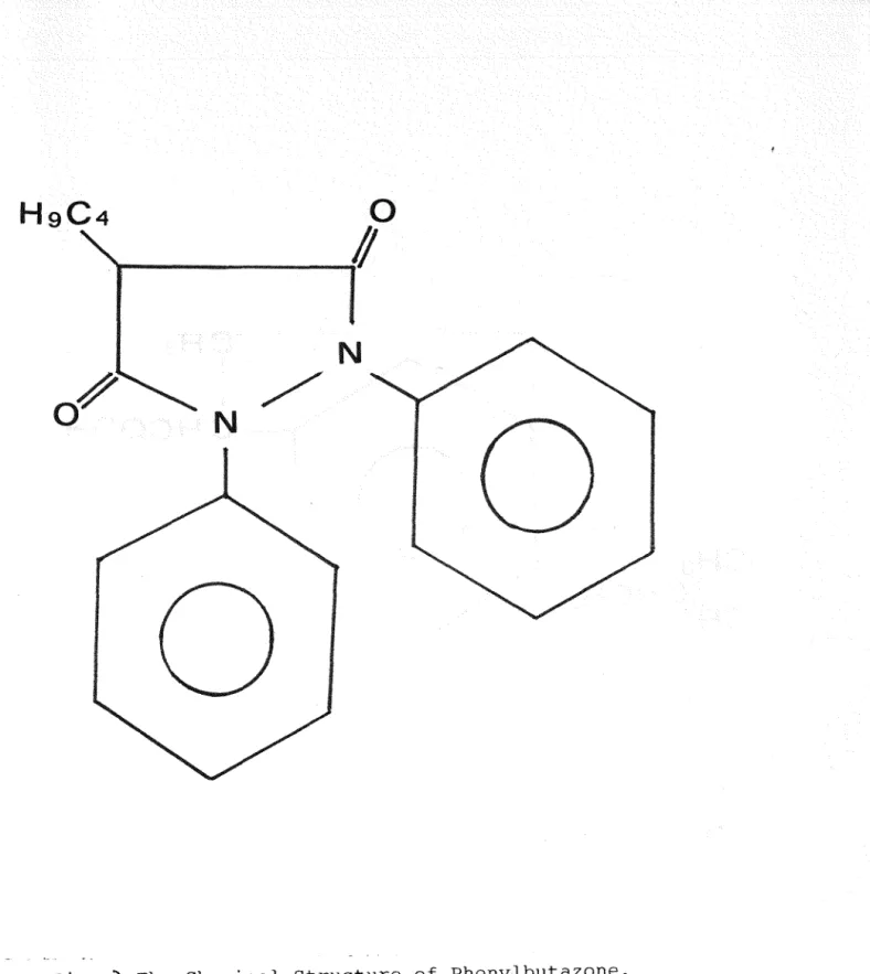 Fig. 多 The Chemical  Structure  。主 Phe叮 lbutazone.