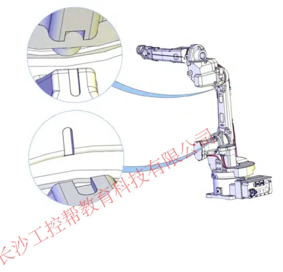 Figure 1.2: 校准标记（从顶部到底部）：轴 3 和轴 2。