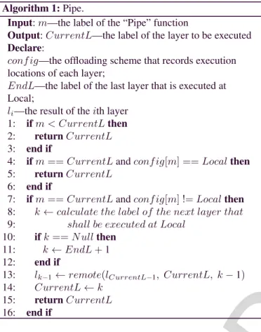 Fig. 4 shows the example of adaptive offloading of the five- 277