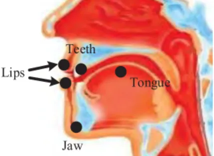 Fig. 1. Illustration of mouth movements during speaking.