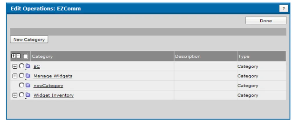 Figure 7   Imported Operations Listed